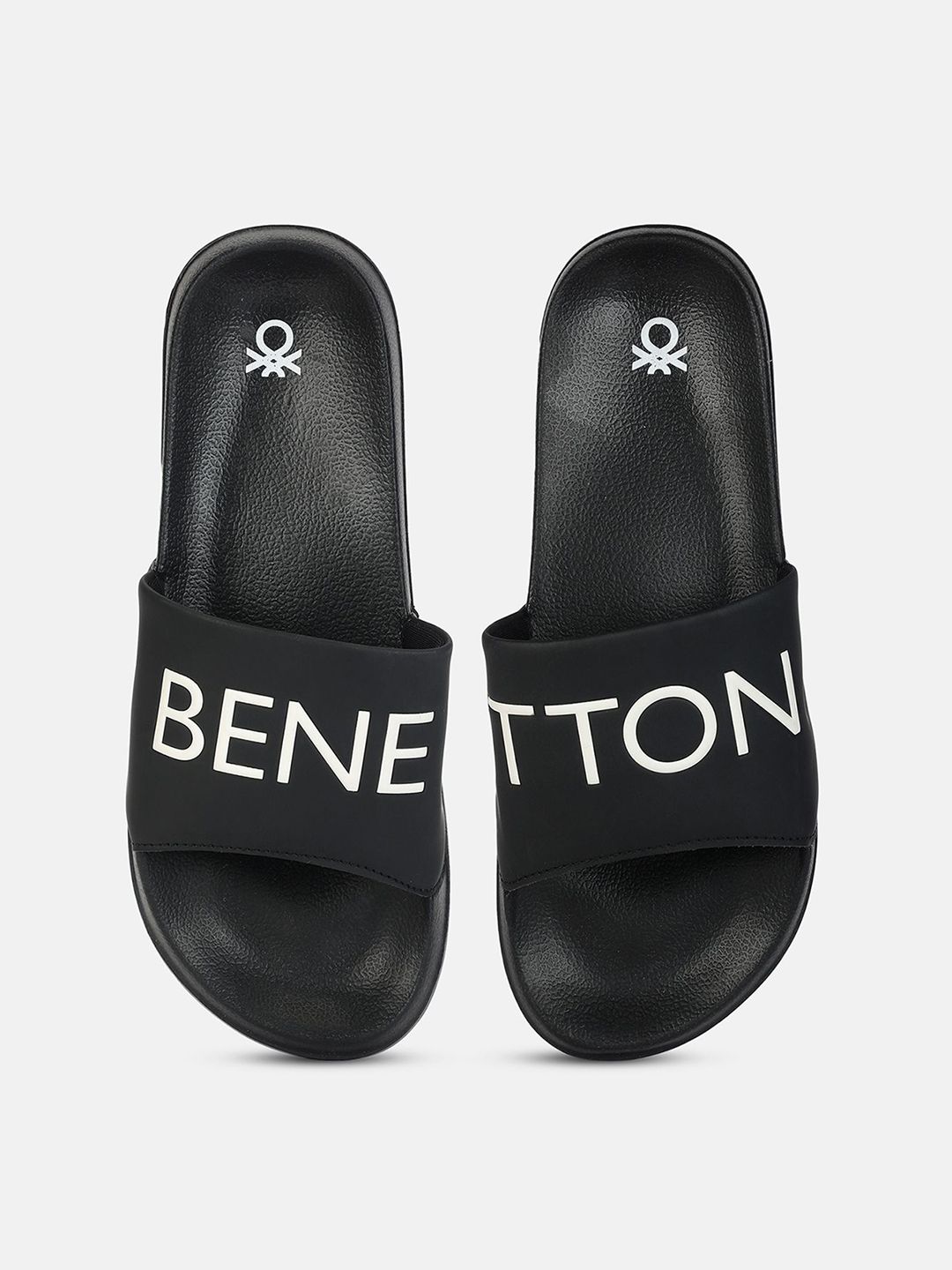 United Colors of Benetton Men Printed PU Sliders Flip Flops-picture-27