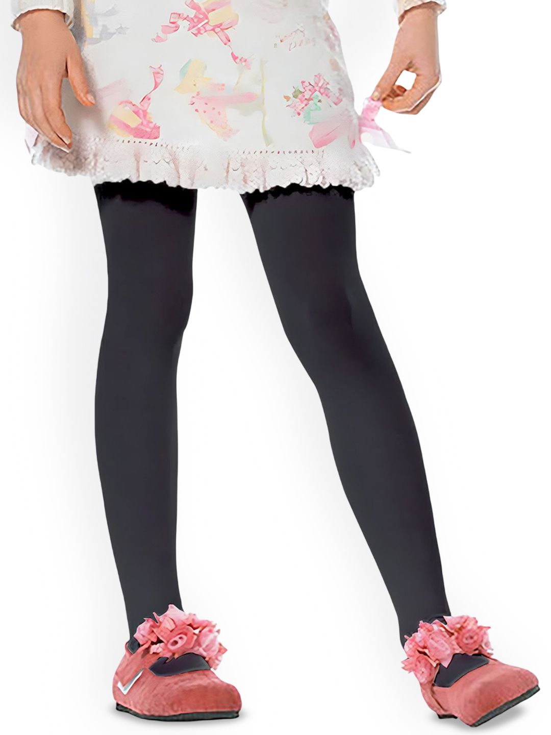 Bodycare Girls Semi Sheer Cotton Stockings-picture-49