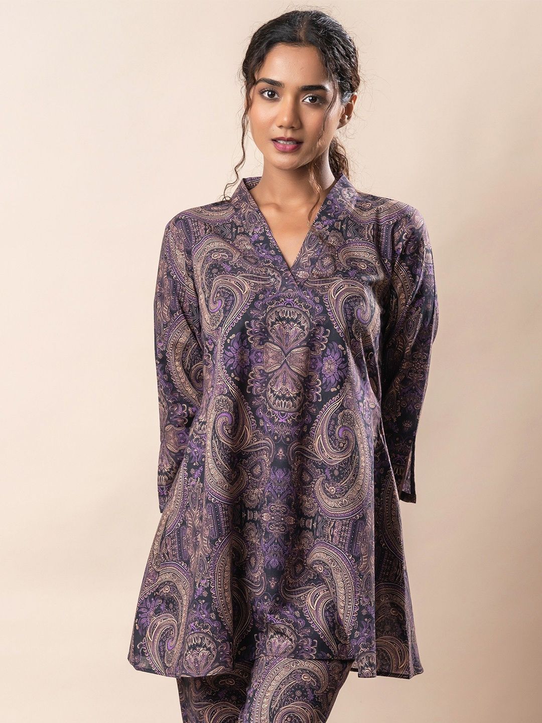 Moda Rapido Print Cotton Top-picture-33