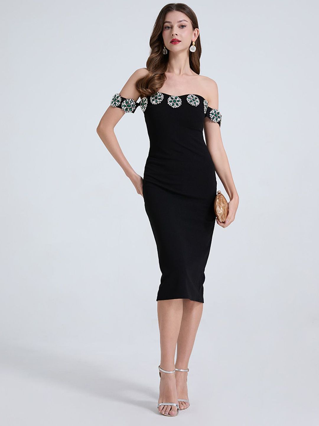 JC Collection Women Bodycon Midi Dress-picture-14