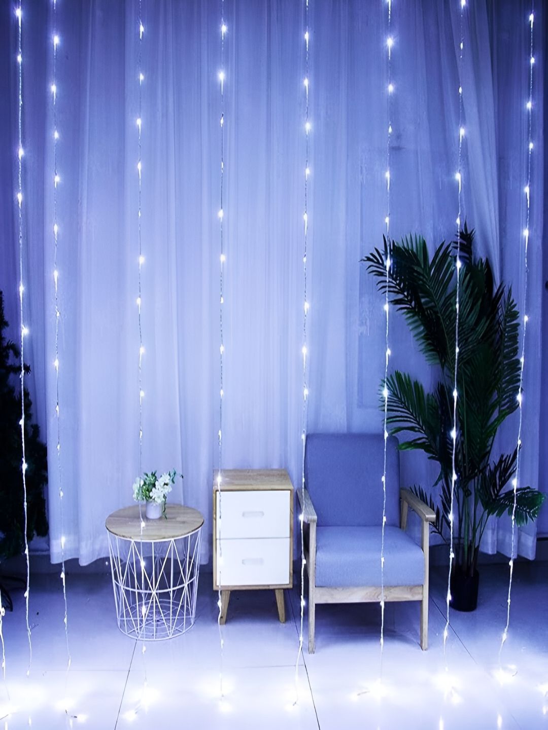 KAVYARA White Rice Shape String Lights-picture-18