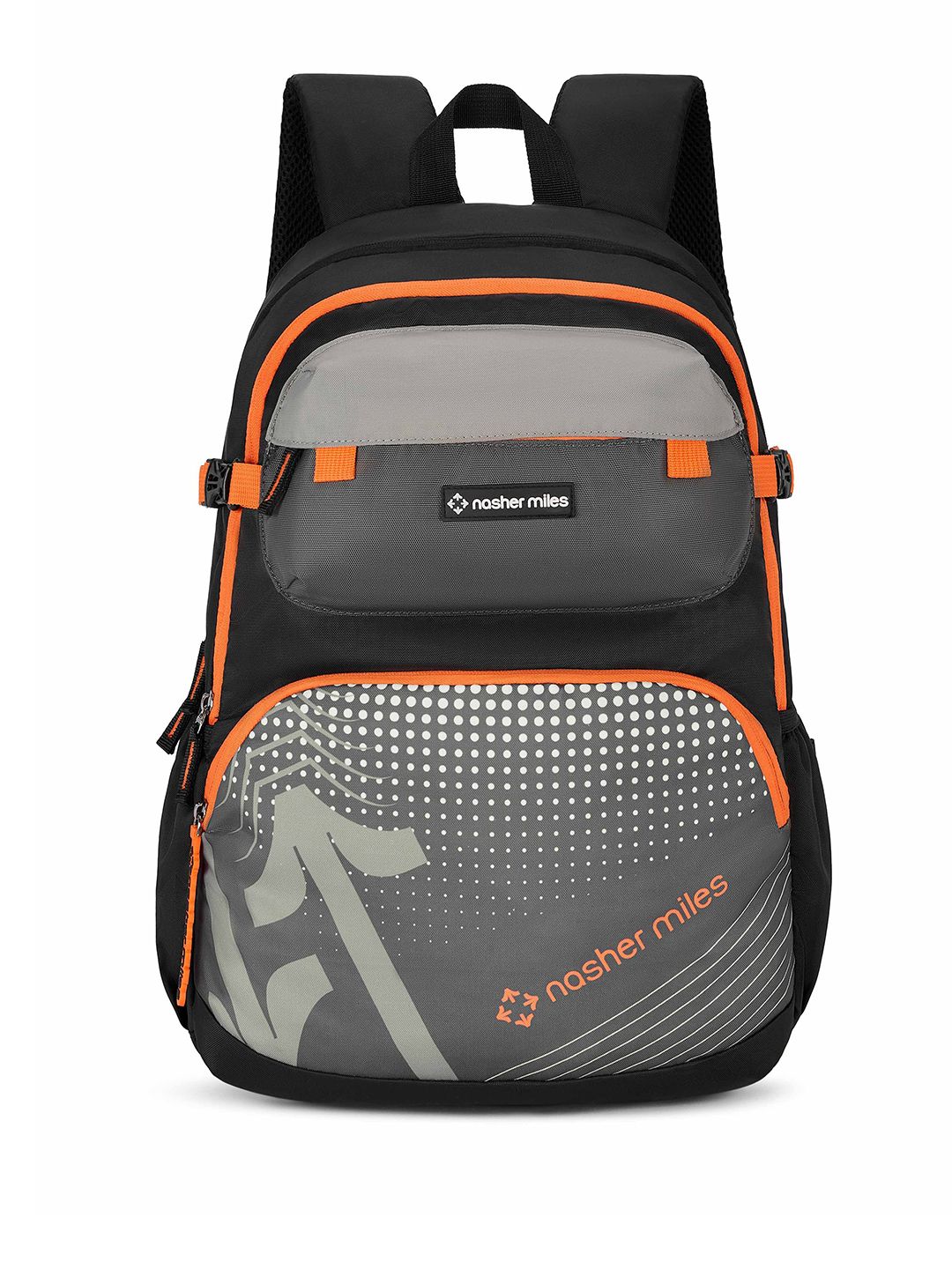 Nasher Miles Grey Engineering Laptop Backpack 36 L Polyester with Raincover-picture-41