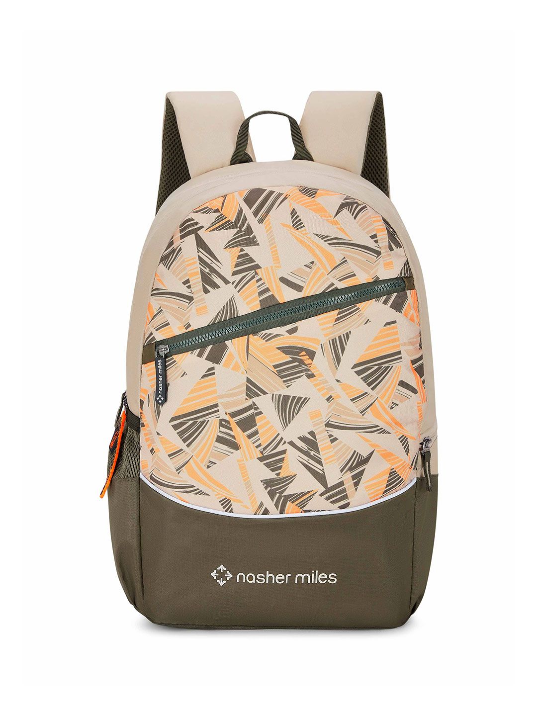 Nasher Miles Botany Cream Laptop Backpack 39 Liters Polyester with Raincover-picture-41