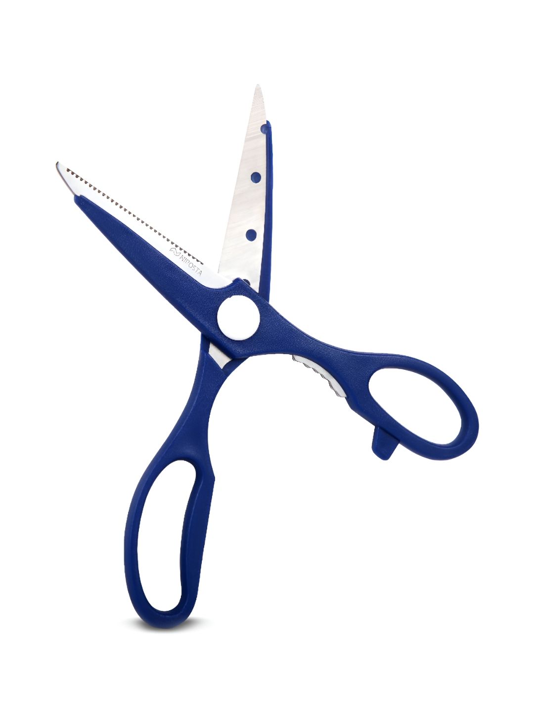 Fackelmann Nirosta Blue Plastic-Steel 2 in 1 Multipurpose Scissor with Bottle Opener-picture-15