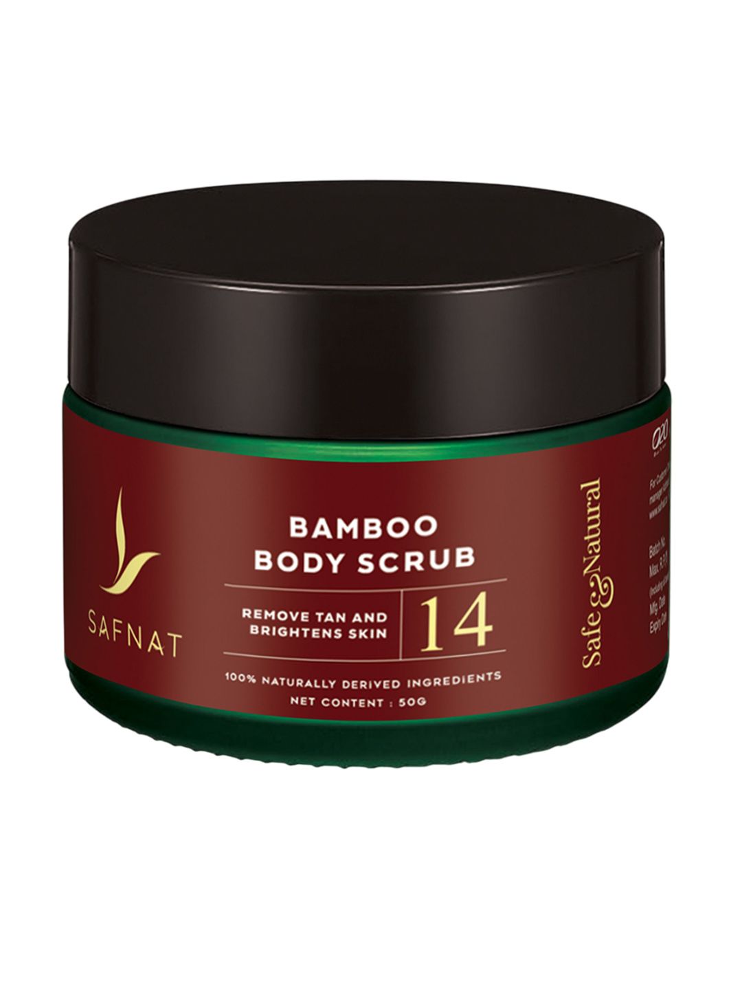 SafNat Bamboo Body Scrub- 50 g-picture-22