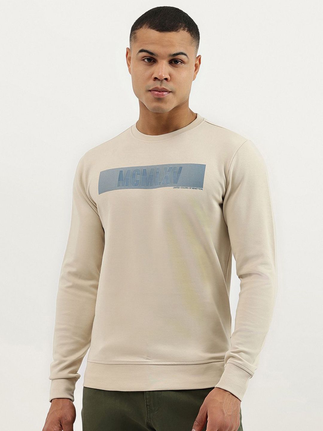 United Colors of Benetton Men Striped Sweatshirt-picture-17
