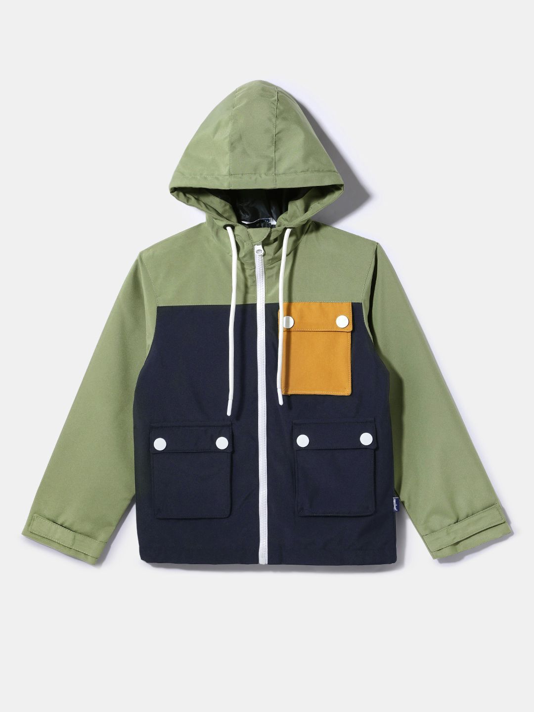 Nauti Nati Boys Hooded Colourblocked Lightweight Tailored Jacket-picture-38