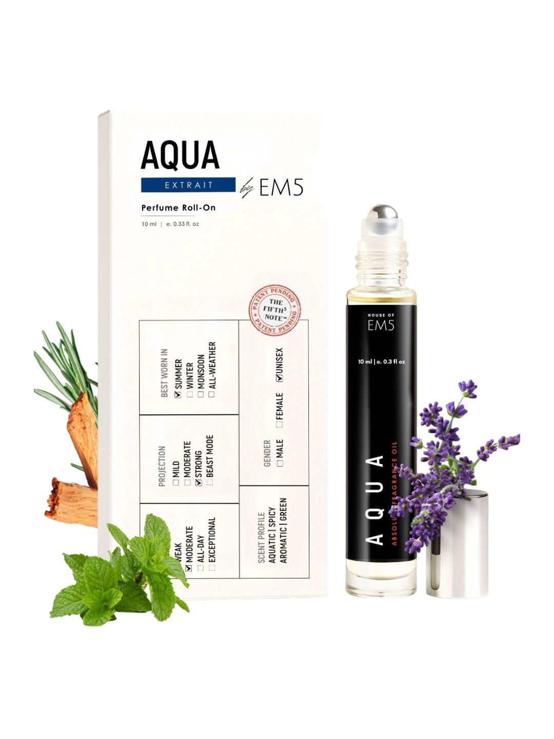 EM5 Men Aqua Perfume Roll-On- 10 ml-image-29