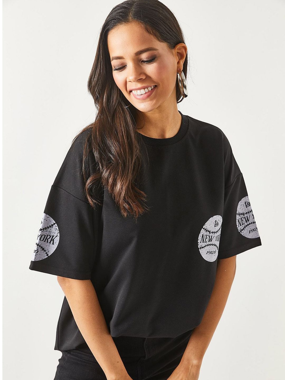 Olalook Women Typography Printed Round Neck T-shirt-picture-27