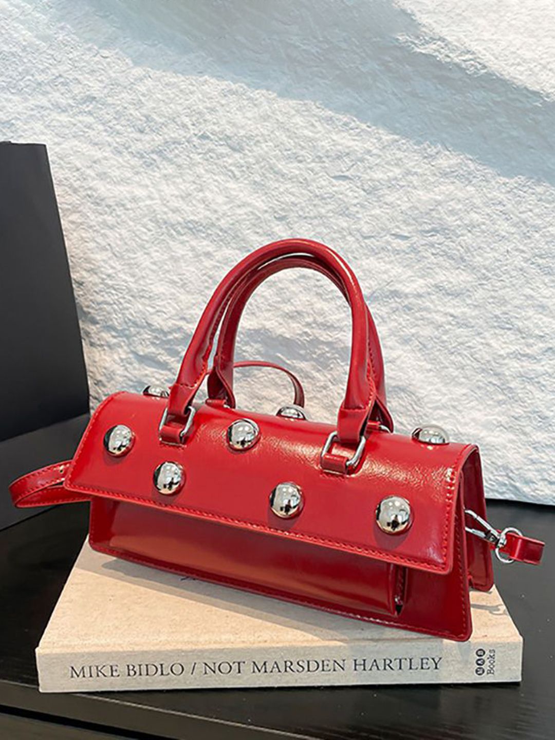 CORSICA Women Solid Structured Embellished Handheld Bag-picture-26