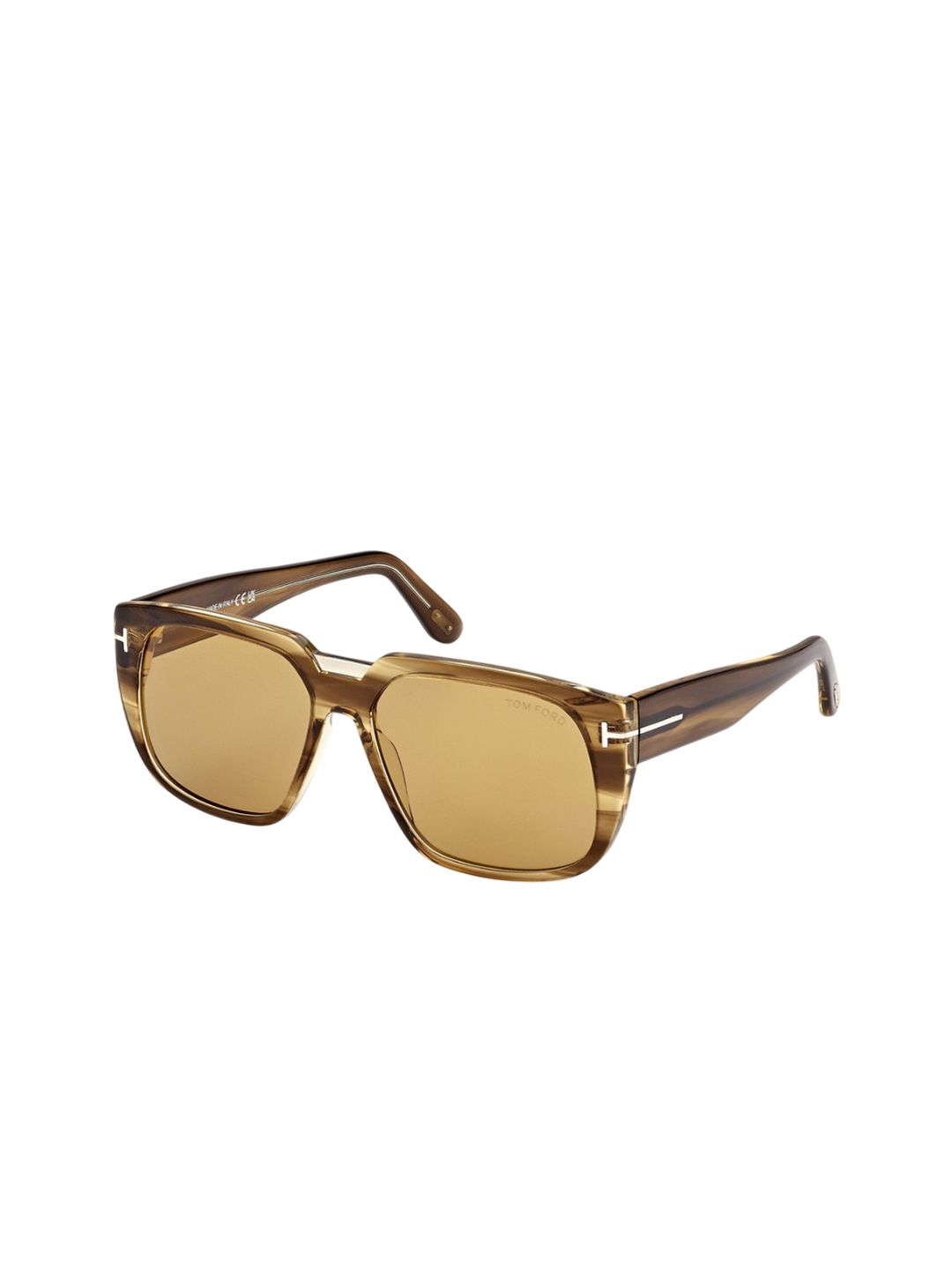 Tom Ford Men Full Rim Square Sunglasses with UV Protected Lens FT1025 56 55E-image-41