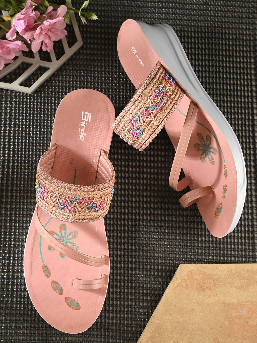 BIRDE Embroidered One Toe Flats-picture-19
