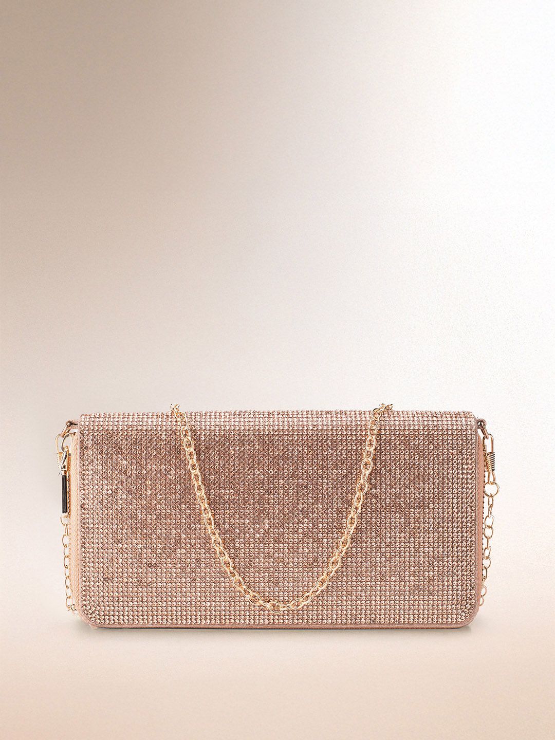 Lino Perros Embellished Zip Around Wallet