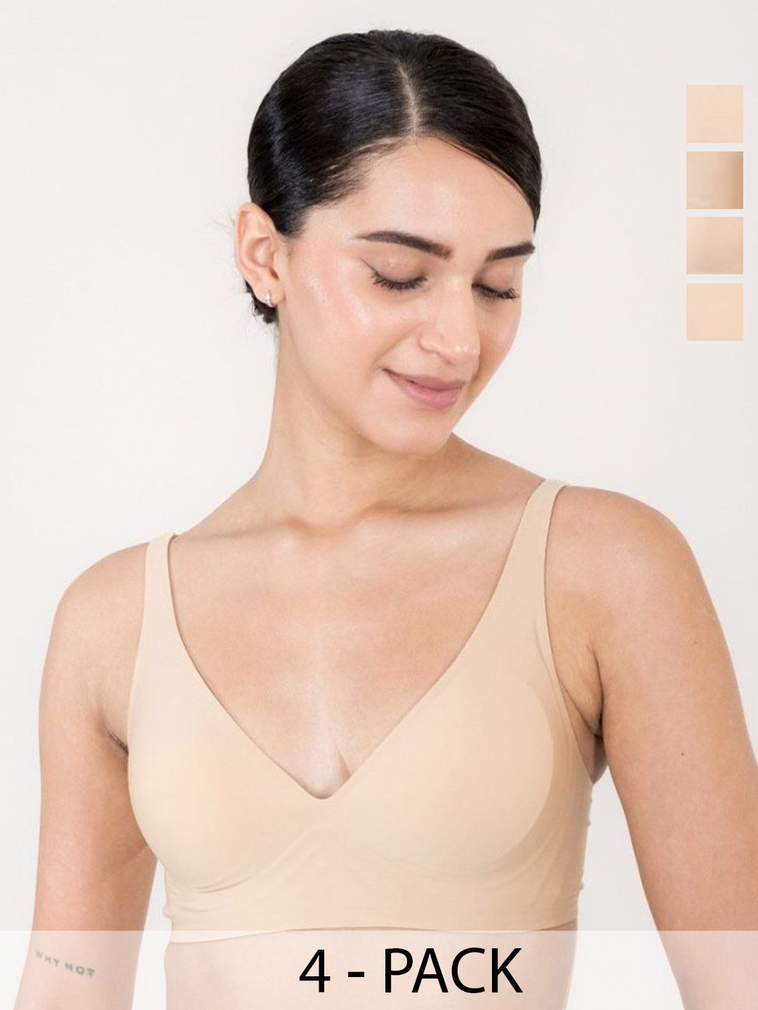 Shapercult Skyn Plunge Bra Pack of 4-picture-39