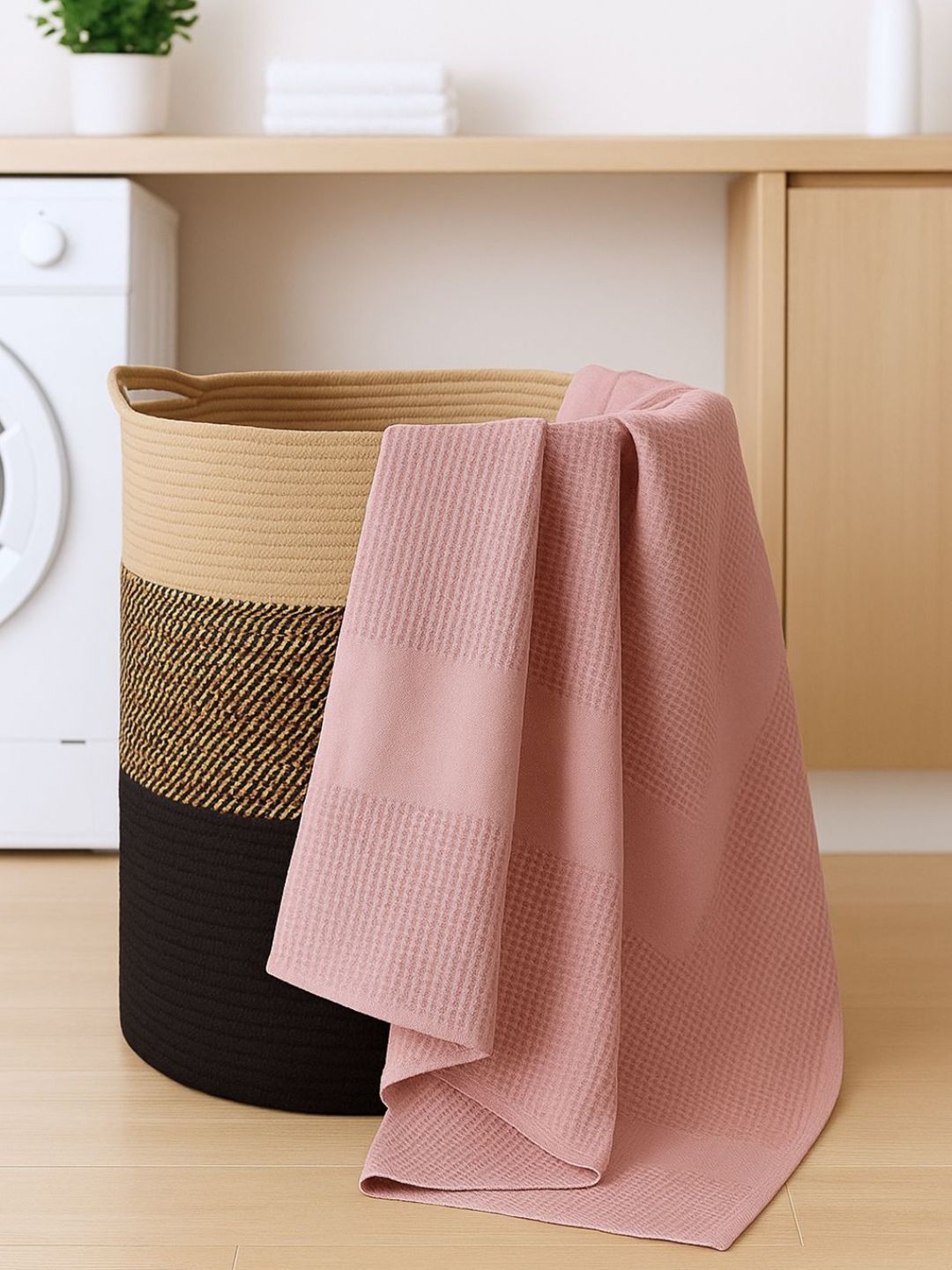 haus & kinder Pink 225 GSM Cotton Bath Towel-picture-9