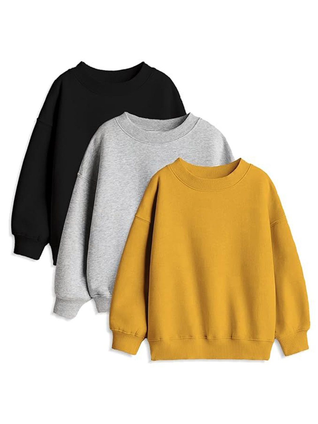 x2o Kids Pack of 3 Round Neck Sweatshirt-picture-46