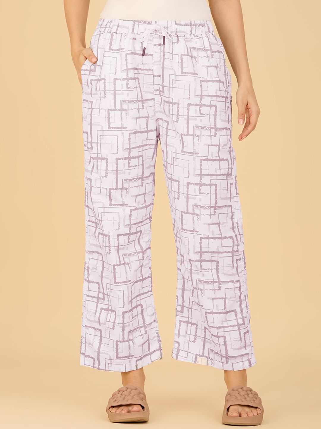 CORSICA Women Printed Mid Rise Cotton Pyjama-picture-40