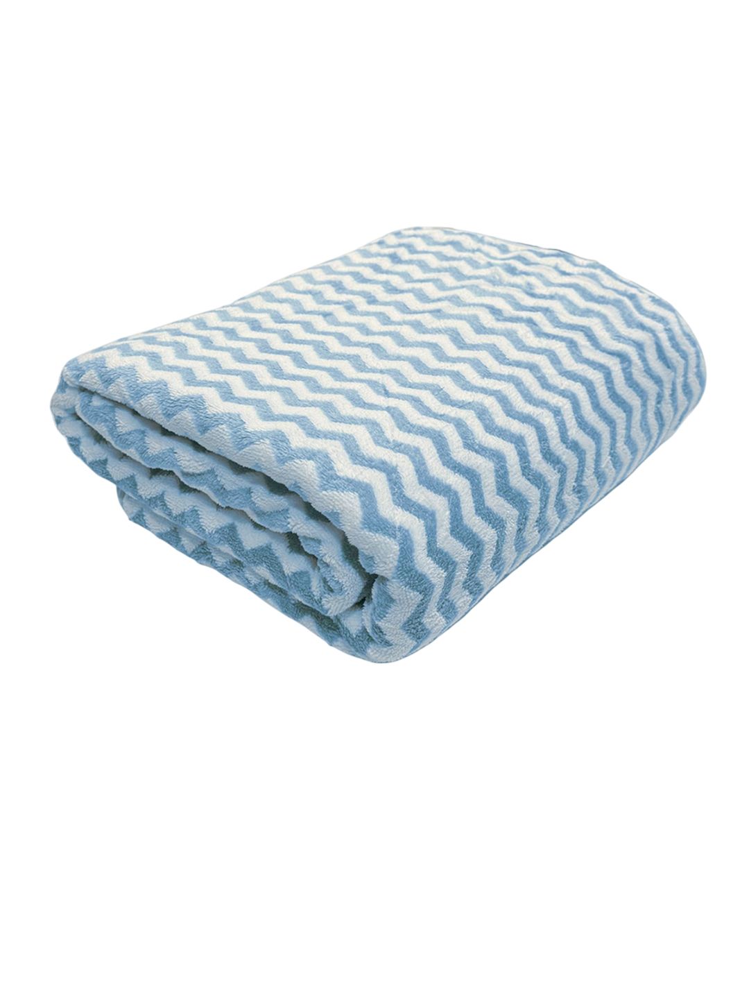 Black gold Blue & White 1 Piece Striped Terry Cotton 300 GSM Towel Set-picture-28