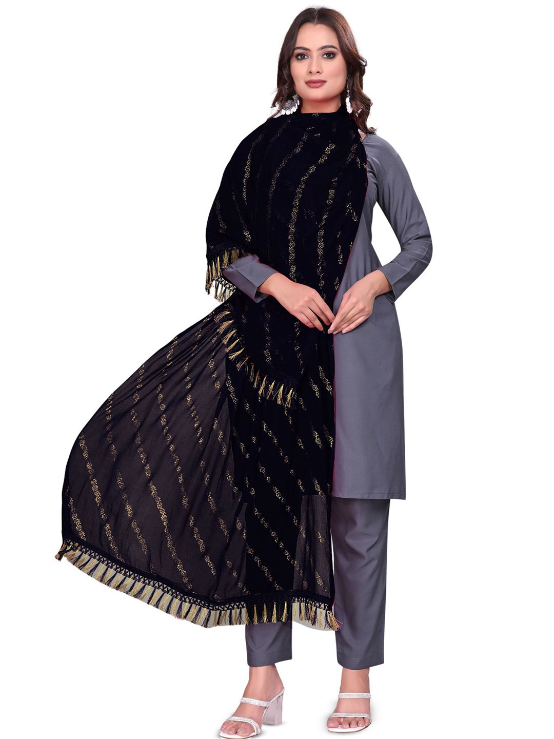 Kemza Foil Printed Dupatta