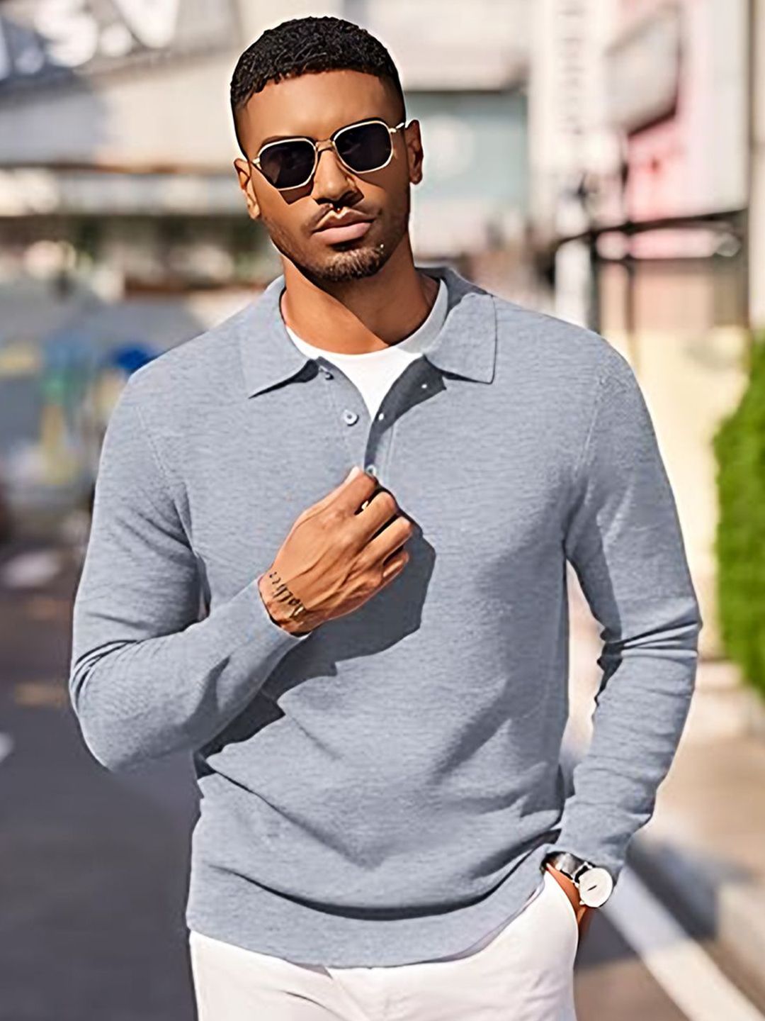 TYSORT Men Self Design Woollen Pullover Sweaters-picture-10