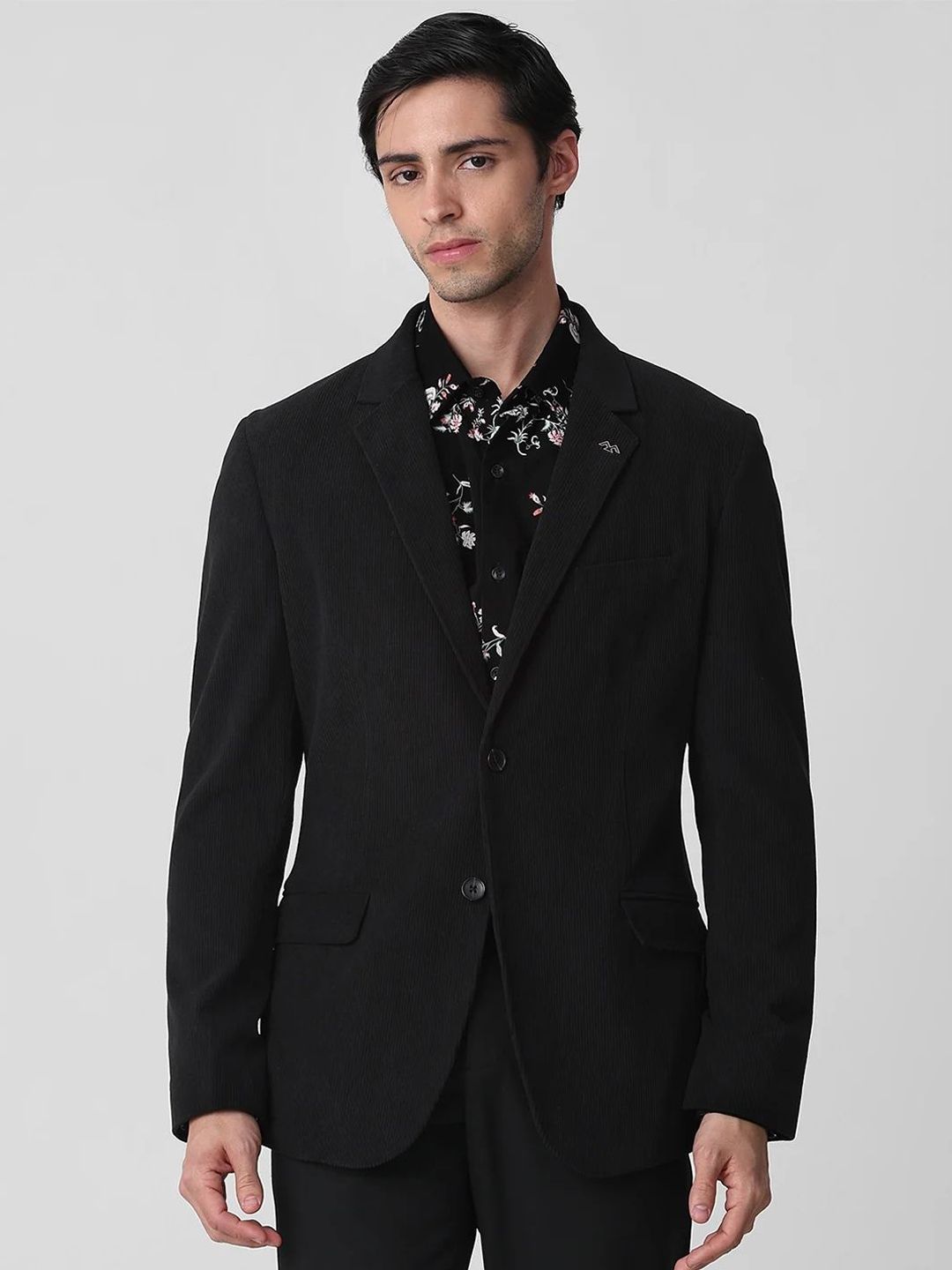 Mufti Notched Lapel Single Breasted Blazer-picture-25