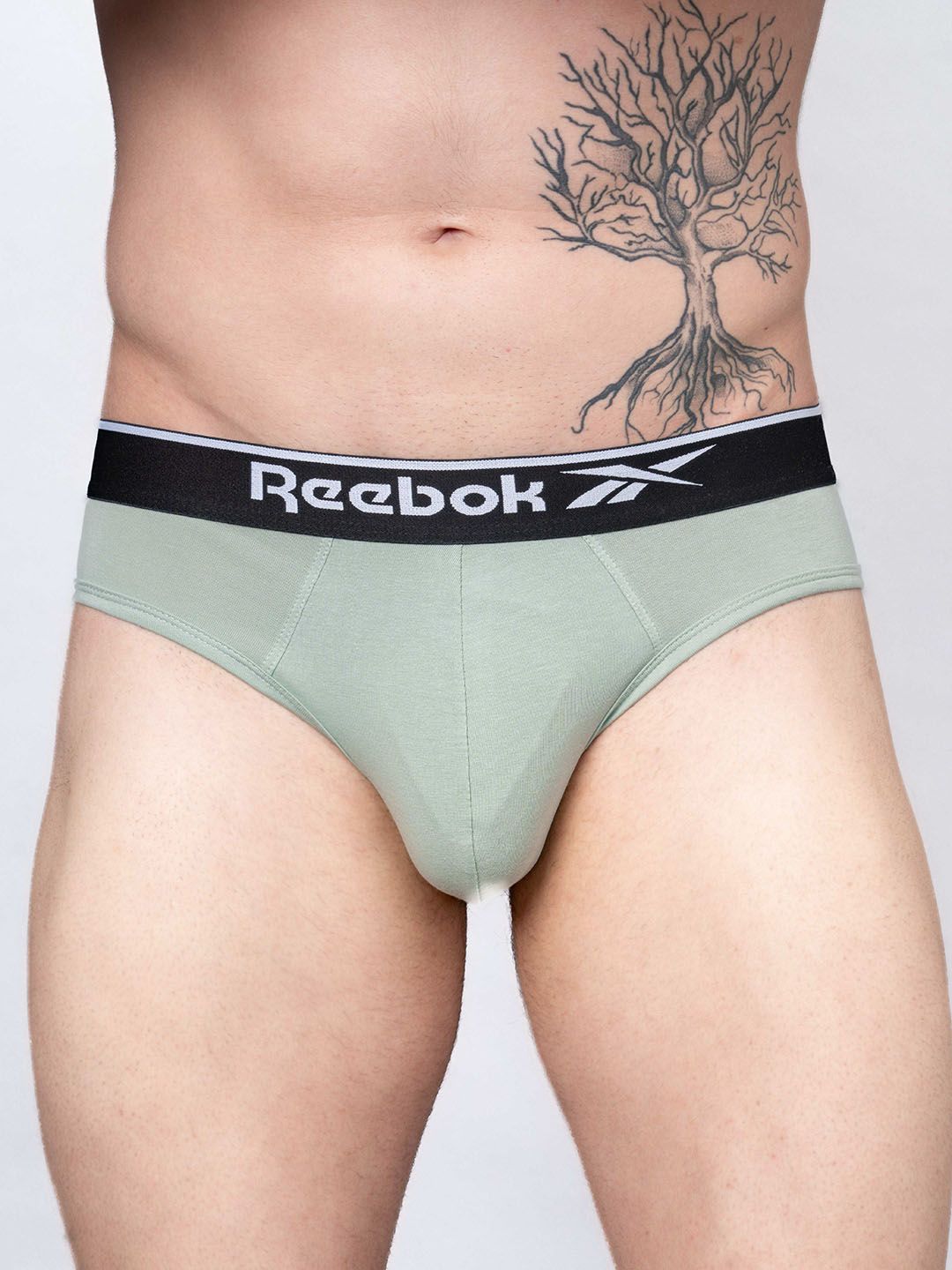 Reebok Men Colourblocked Low-Rise Basic Briefs LJSBF01-HBGR-picture-38