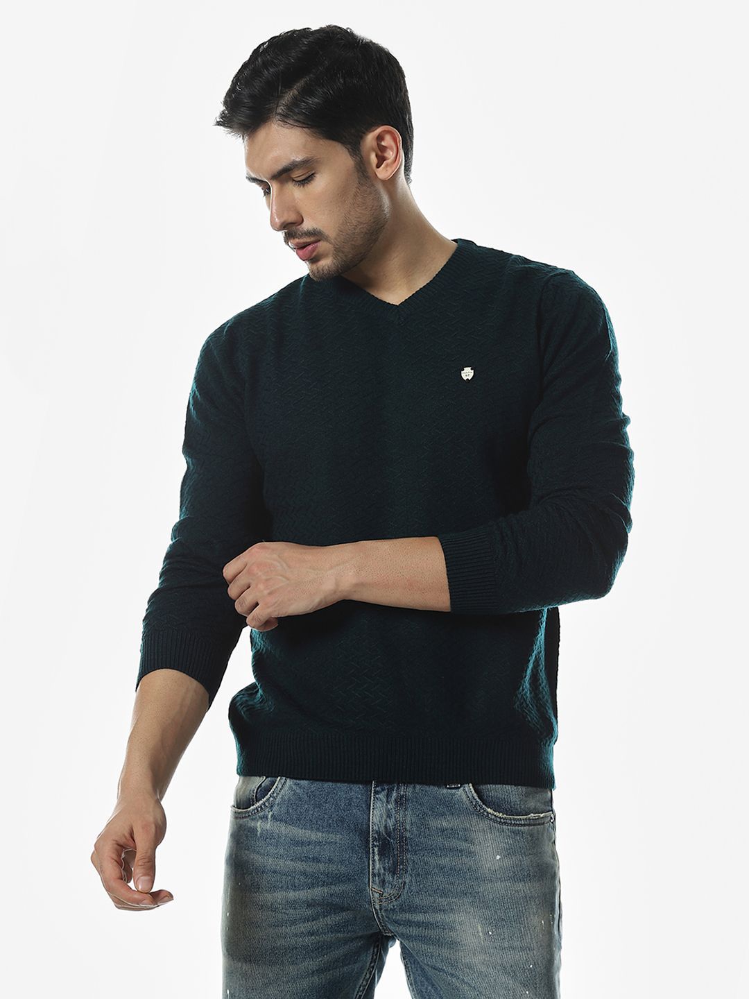 Klub Fox Men Round Neck Pullover Sweaters-picture-21