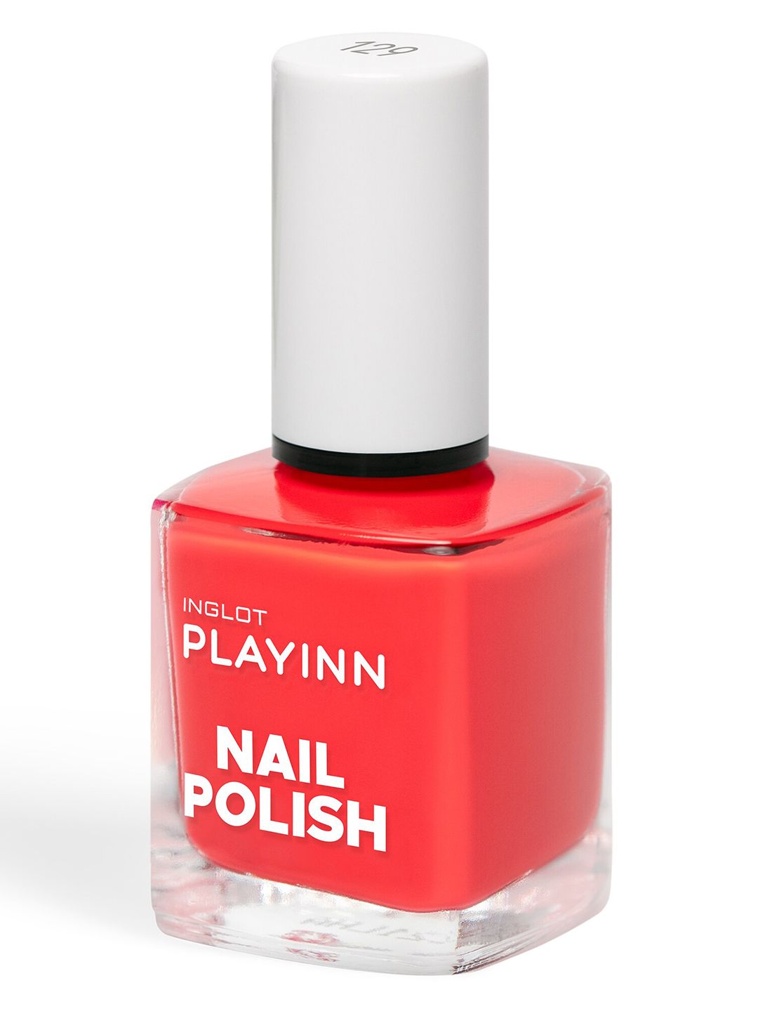 INGLOT Playinn Matte Nail Polish 8ml - Orange 129-picture-24