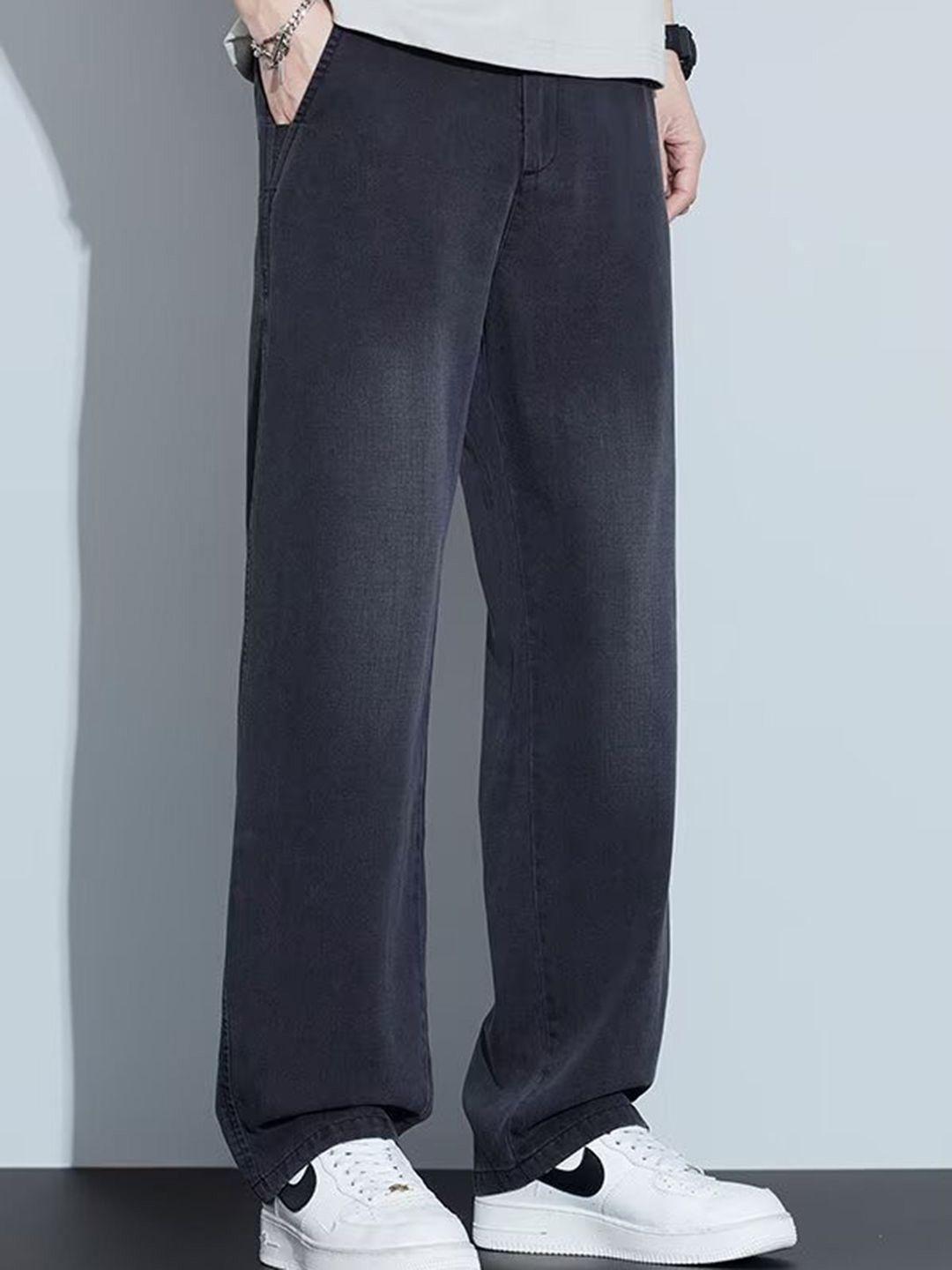 StyleCast Men Comfort Straight Fit Mid-Rise Light Fade Stretchable Jeans-picture-19