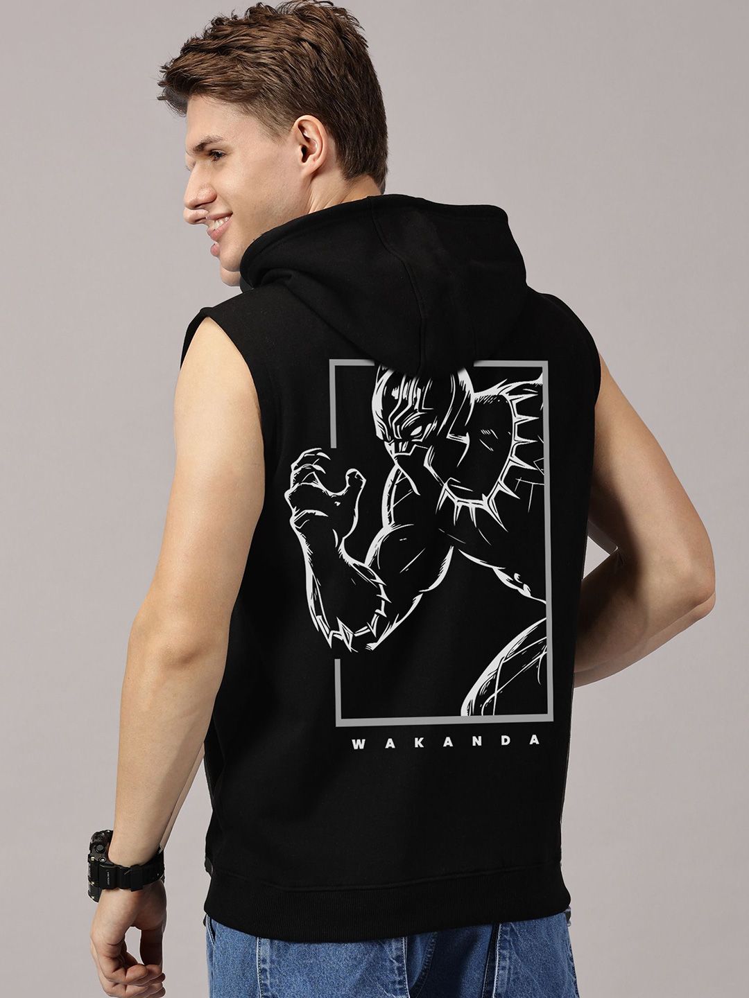 LEON Men Printed Hooded Sweatshirt-picture-19