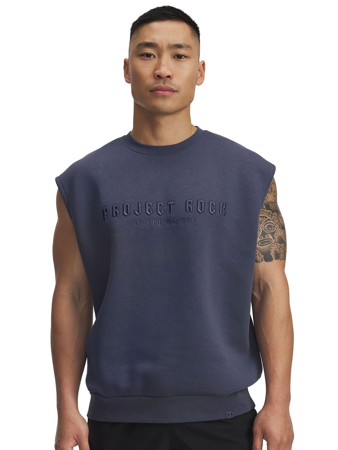 UNDER ARMOUR Project Rock Icon Sleeveless Sweatshirt-picture-42