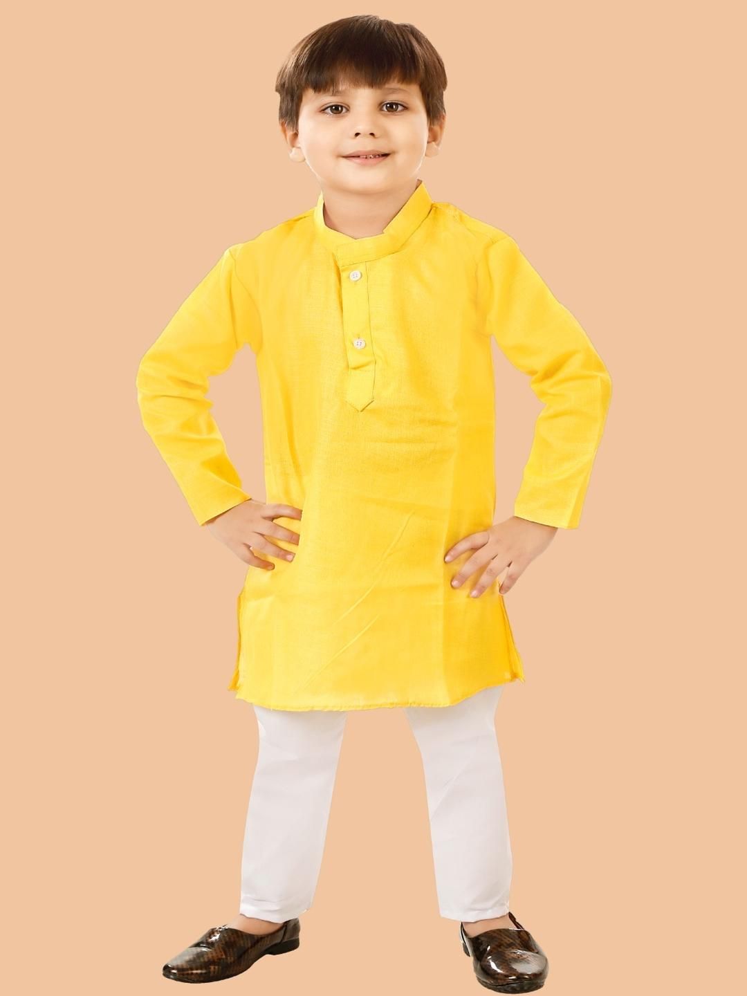 LABELZERO Kids Regular Kurta with Pyjamas-picture-58