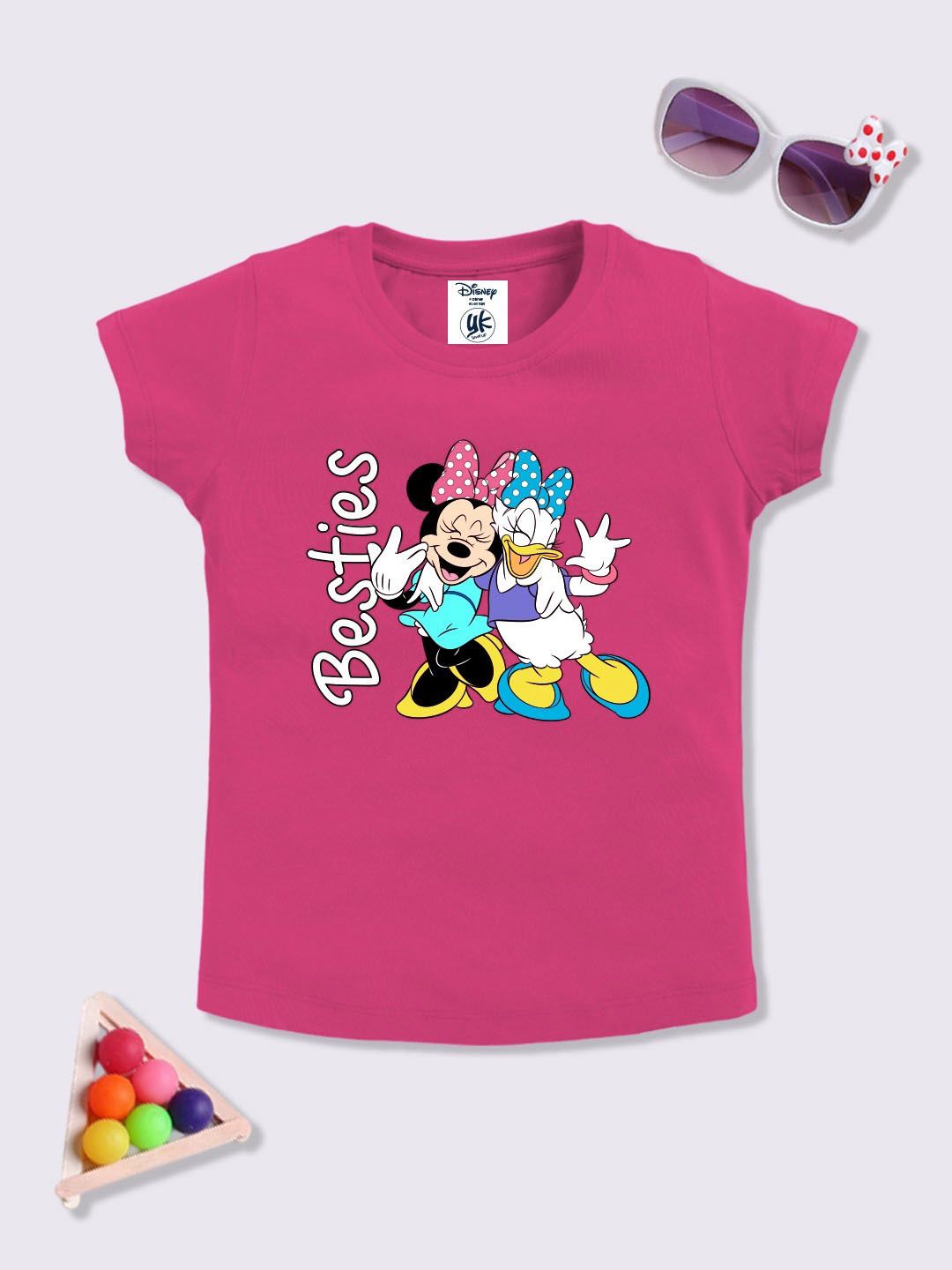 YK Disney Girls Print Cotton Top-image-28