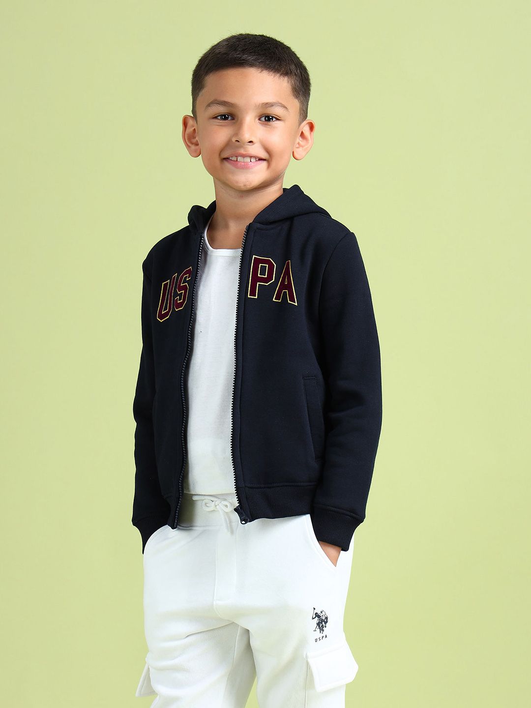 U.S. Polo Assn. Kids Boys Hooded Sweatshirt-image-34