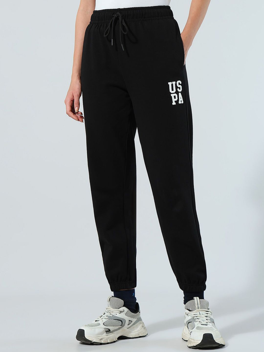 U.S. Polo Assn. Women Printed Joggers Trousers-image-44