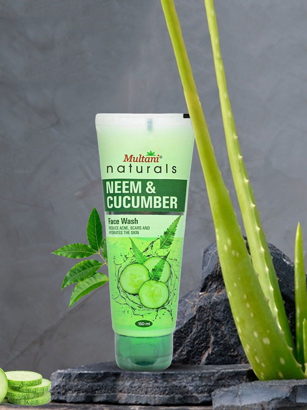 Multani Naturals Neem & Cucumber Face Wash - 150 ml-picture-10