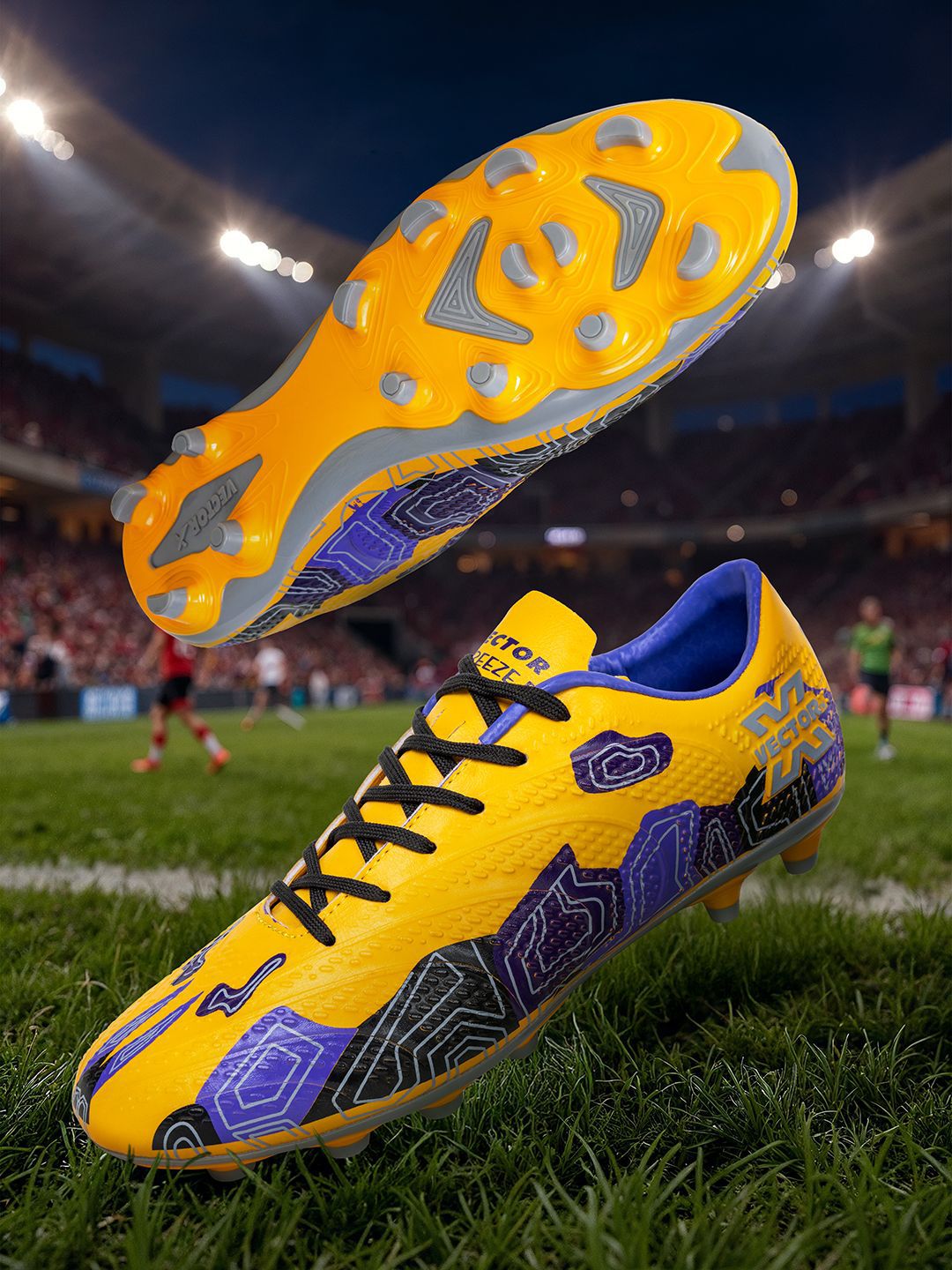 VECTOR X Men Football Non-Marking Shoes-image-26