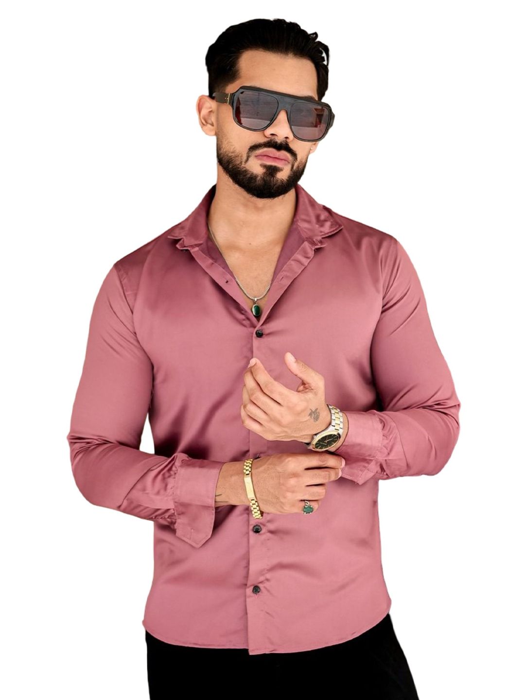 IKON FASHION Original Spread Collar Cotton Shirt-picture-12