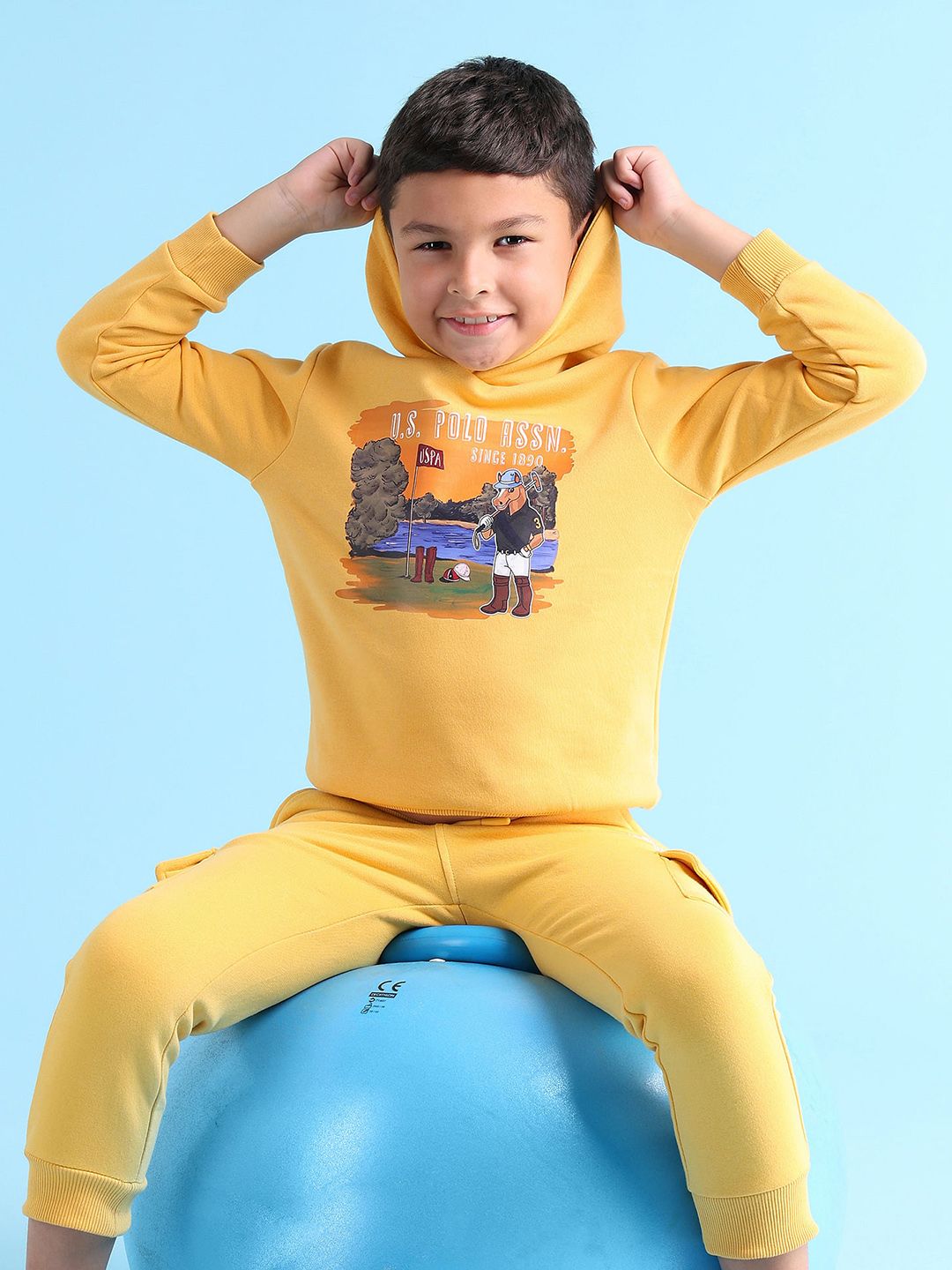 U.S. Polo Assn. Kids Boys Printed Hooded Sweatshirt-picture-43