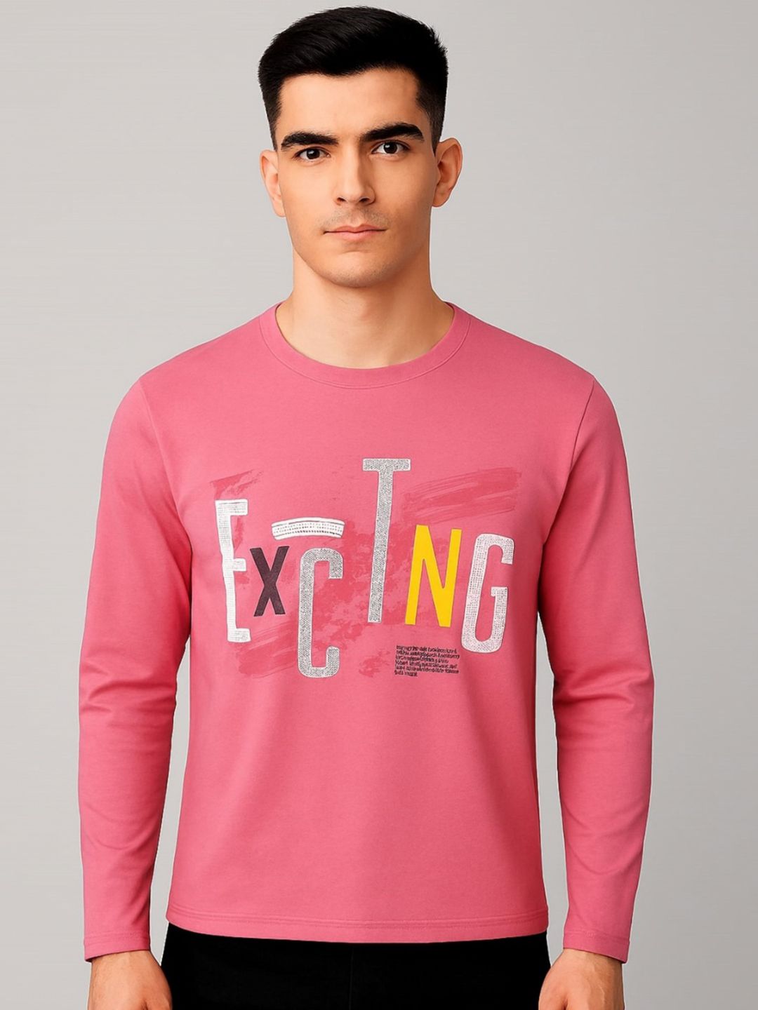 SANDPIPER Men Typography Printed Round Neck Cotton T-shirt-picture-28