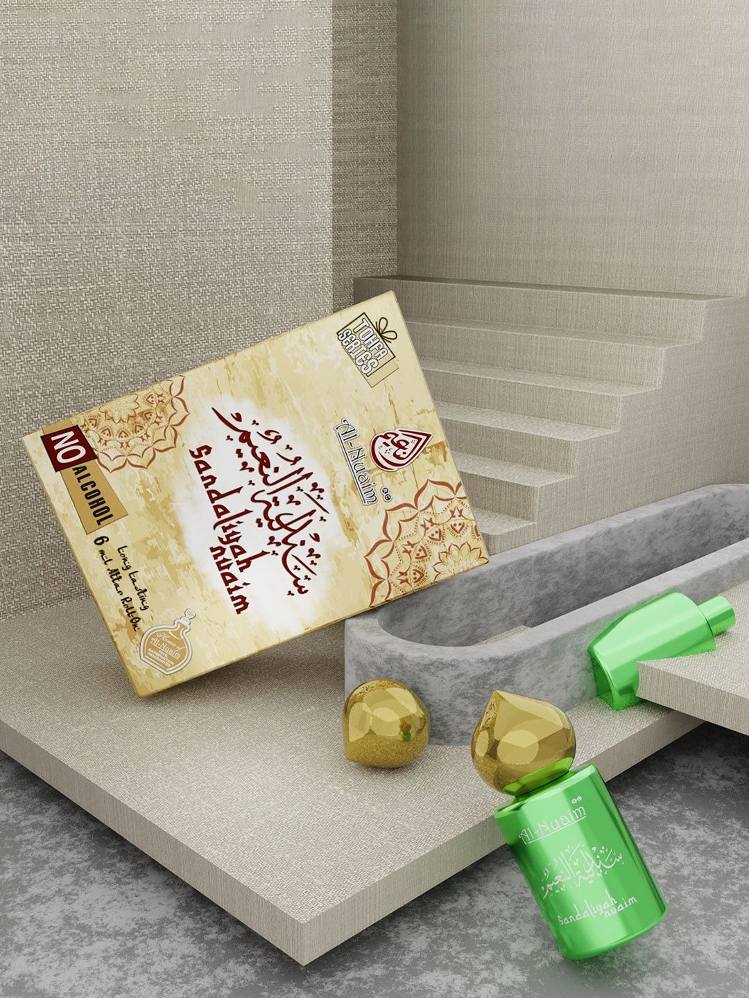 Al-Nuaim Men Sandalya Nuaim Alcohol Free Attar - 6 ml-picture-37