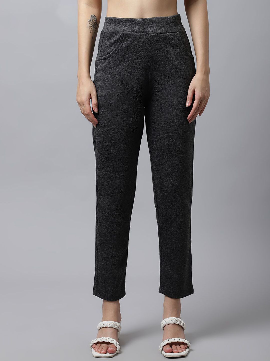 LEGITLOOKS Women Slip On Mid-Rise Trousers-picture-40