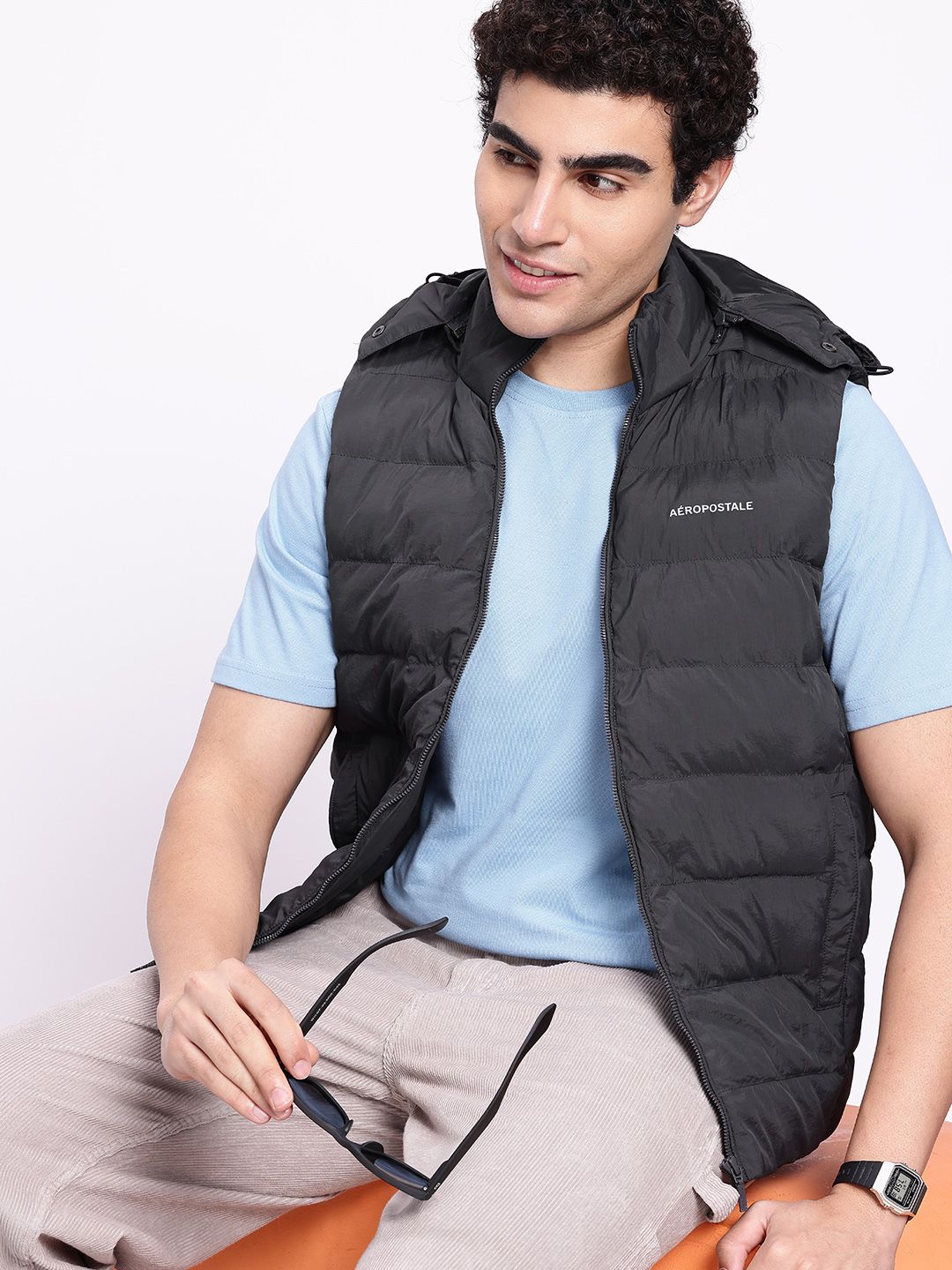 Aeropostale Padded Jacket With Detachable Hood-picture-39