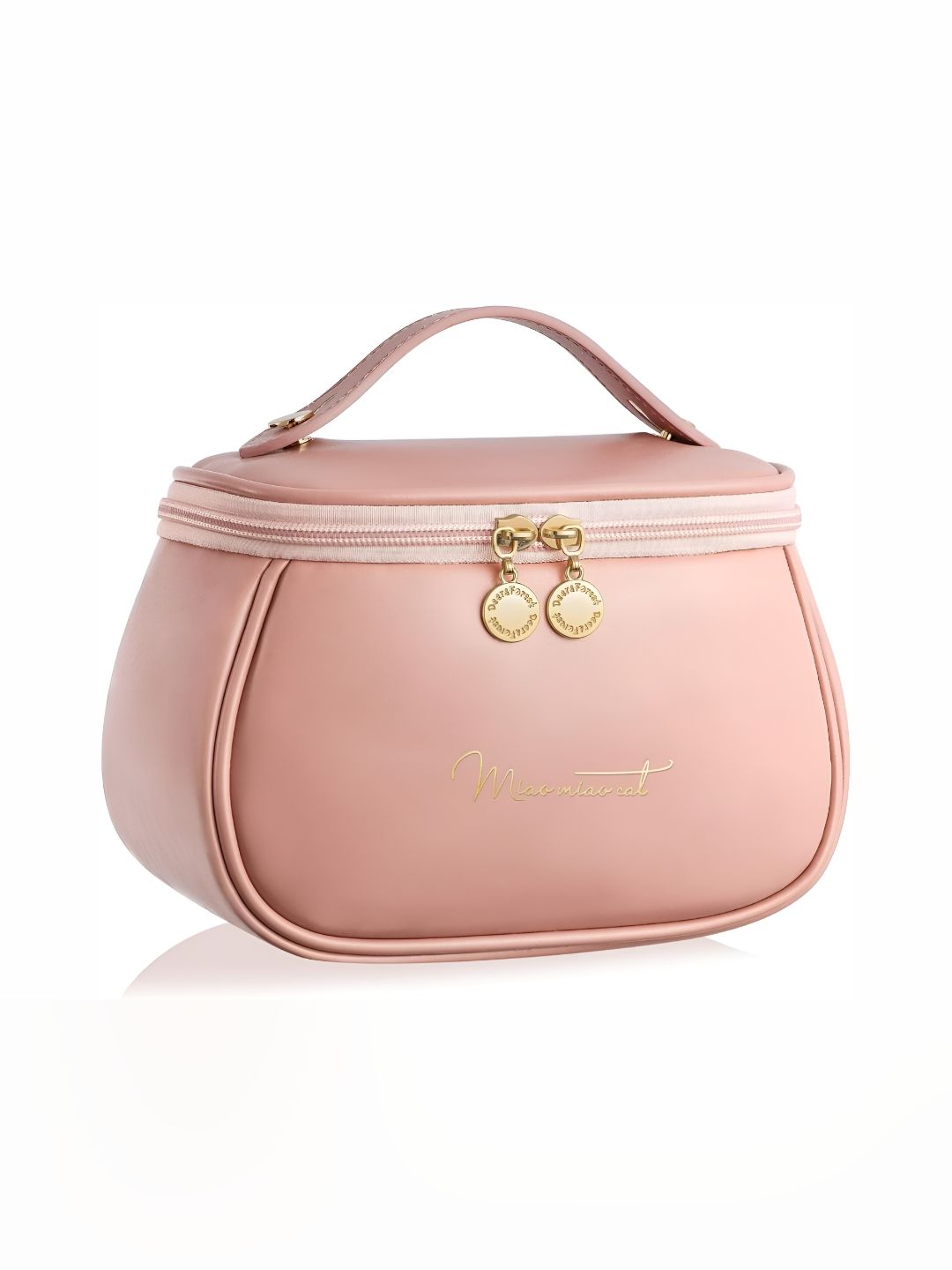 Virtuous Peach-Coloured Water Resistant Makeup Organiser-image-4