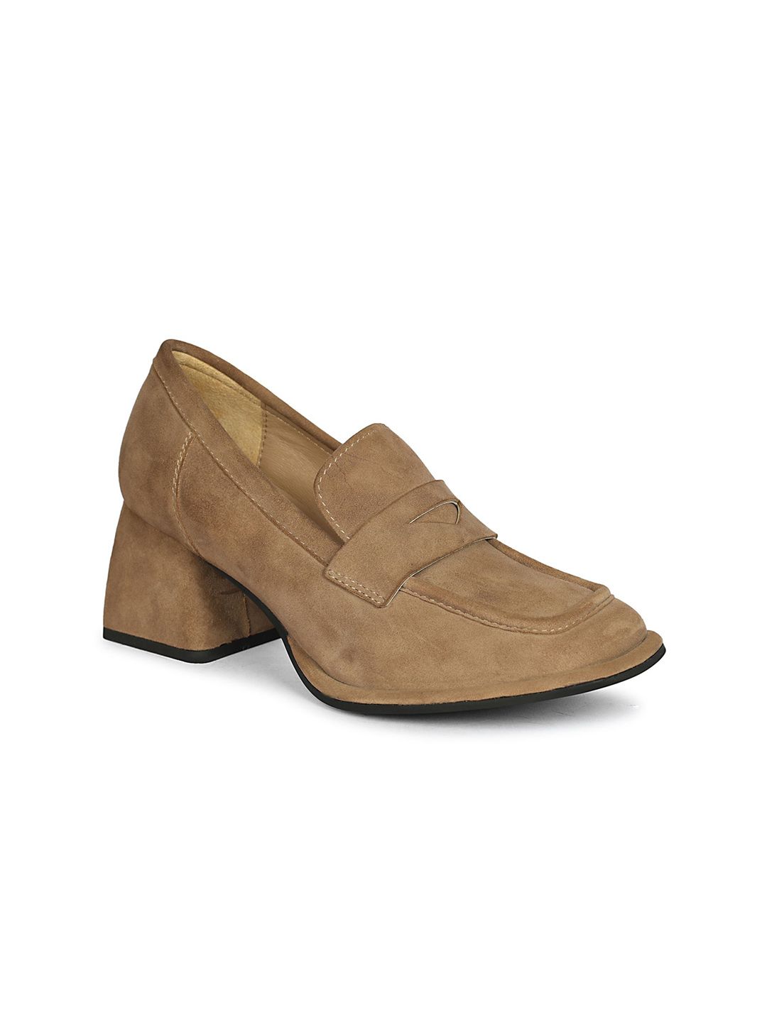 Saint G Women Suede Leather Moccasin Heels-image-48
