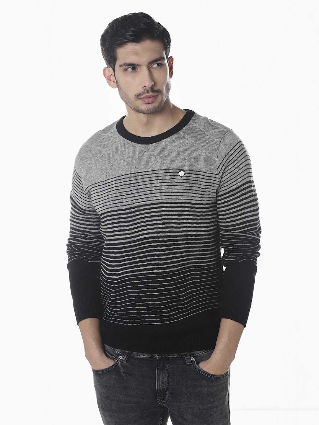 Klub Fox Men Striped Printed Pullover Sweaters-picture-25
