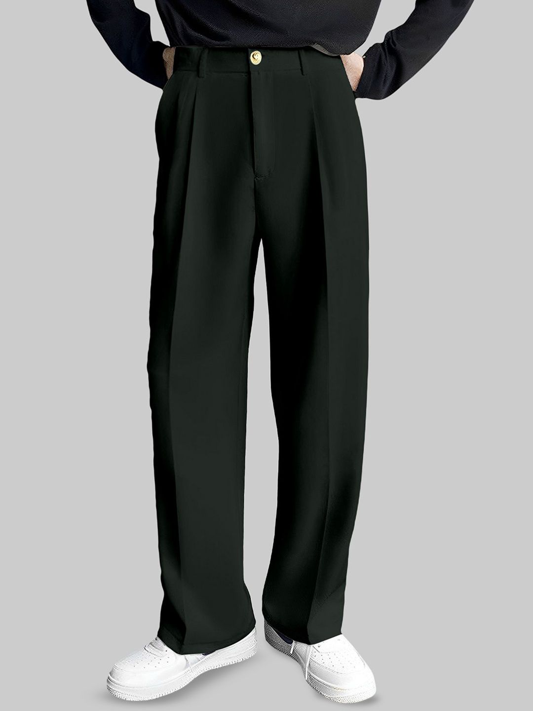 FTX Men Relaxed Fit Pleated Korean Trousers-picture-34