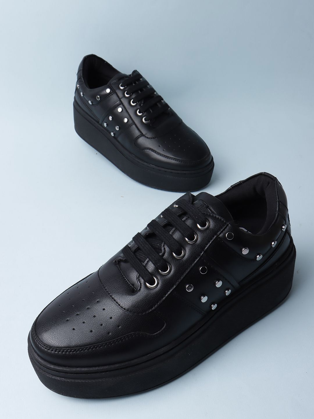 THE WHITE POLE Women Stylish Lace-Up Sneakers-picture-38