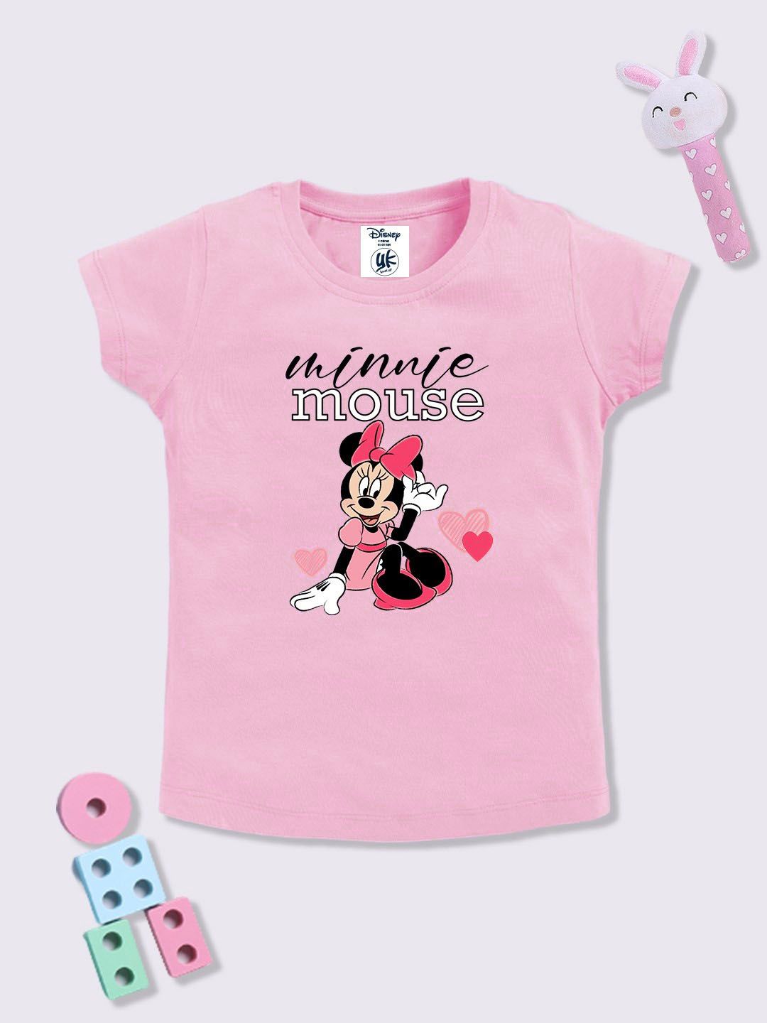 YK Disney Girls Minnie Mouse Print Cotton Top-picture-57