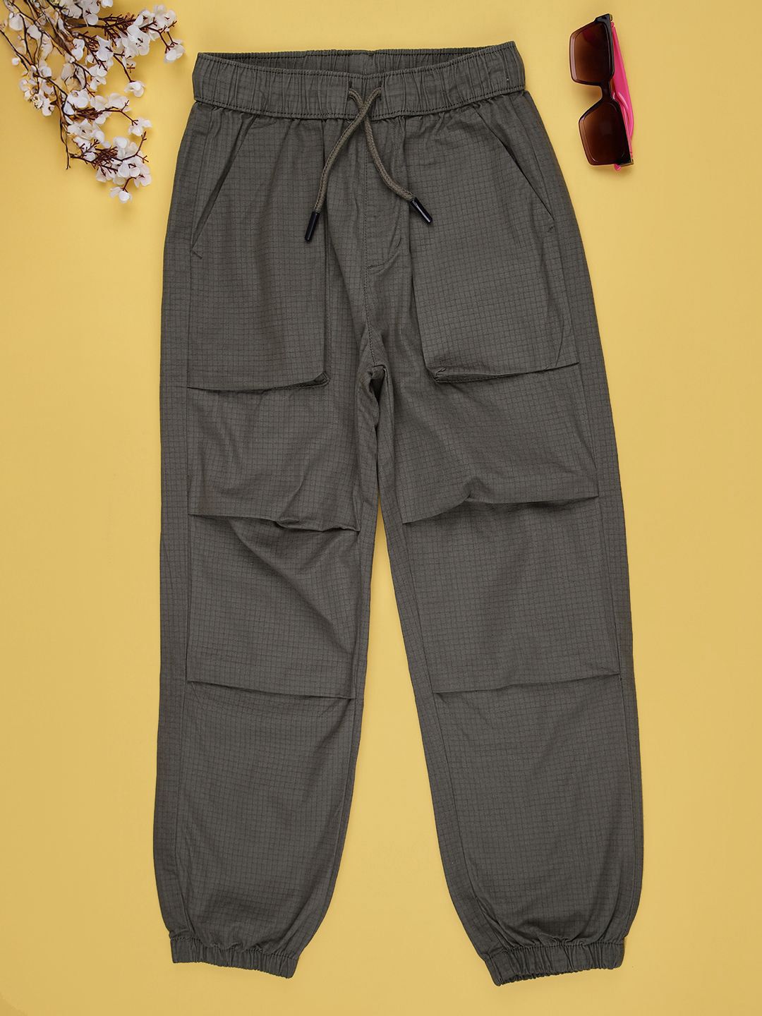 V-Mart Boys Mid-Rise Cotton Regular Fit Jogger Trousers-picture-26